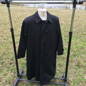Jean-Paul Germain Elements All Weather Black Mens Trench  Coat Sz 38R